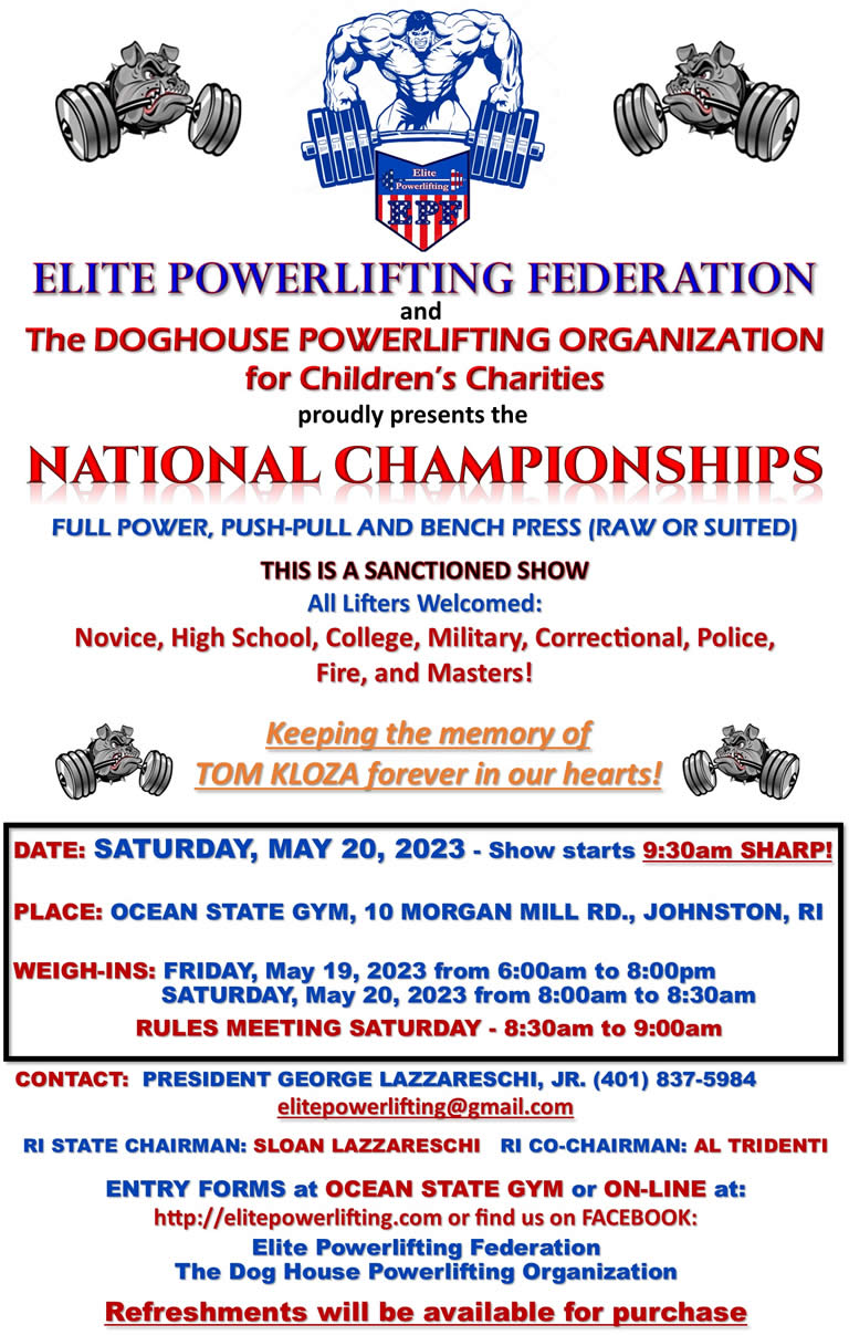 EPF National Championship - May 20, 2023
